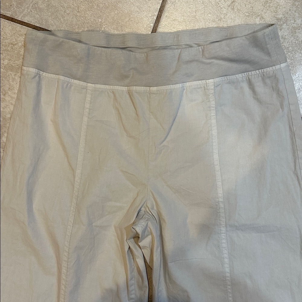 XCVI Mindset Mei Tan Wide Leg Lace Insert Pants M Pull On - Picture 5 of 8